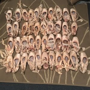 1. HUGE Bundle/Lot/Bunch of Dead Pointe Shoes